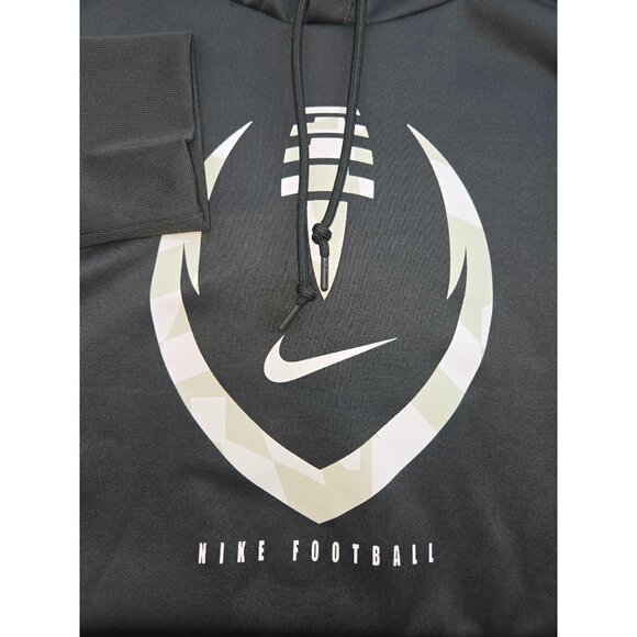 Nike Football Dri-Fit Pullover Hoodie Large Black New NWOT - Picture 7 of 8